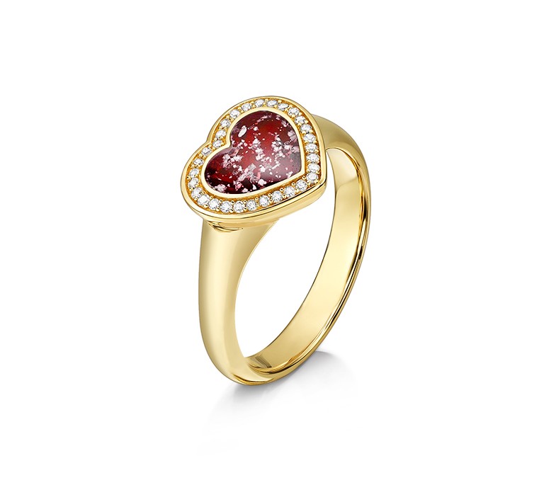 Halo Heart Ring