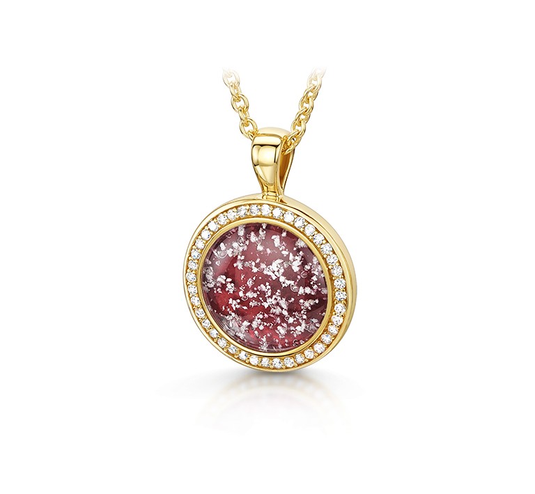 Halo Round Pendant