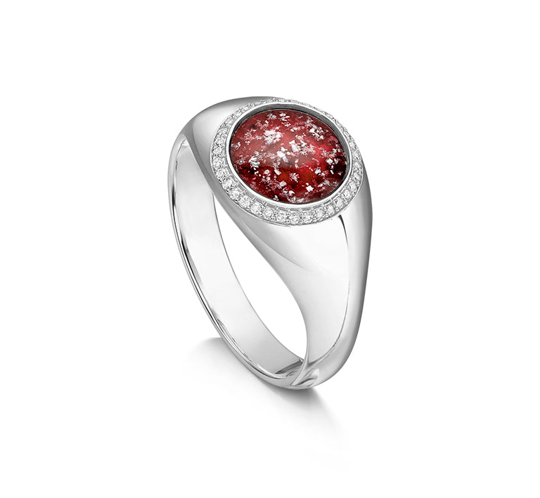Halo Signet Ring