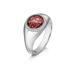 Halo Signet Ring