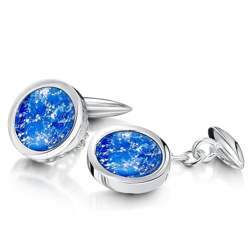 Ashes into cufflinks Ashes into Glass